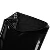 Alvivi Men's Wet Look Faux Leather Thigh High Stockings Shinny Metallic Clubwear Cosplay Costume Black Large view 4