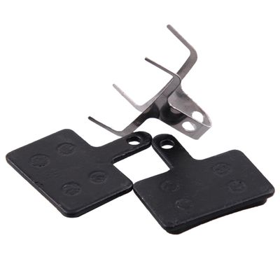 2Pcs Brown Resin Semi-Metal Disc Bicycle Brake Pads Fit for Shimano BR-M465 BR-M447 BR-M446