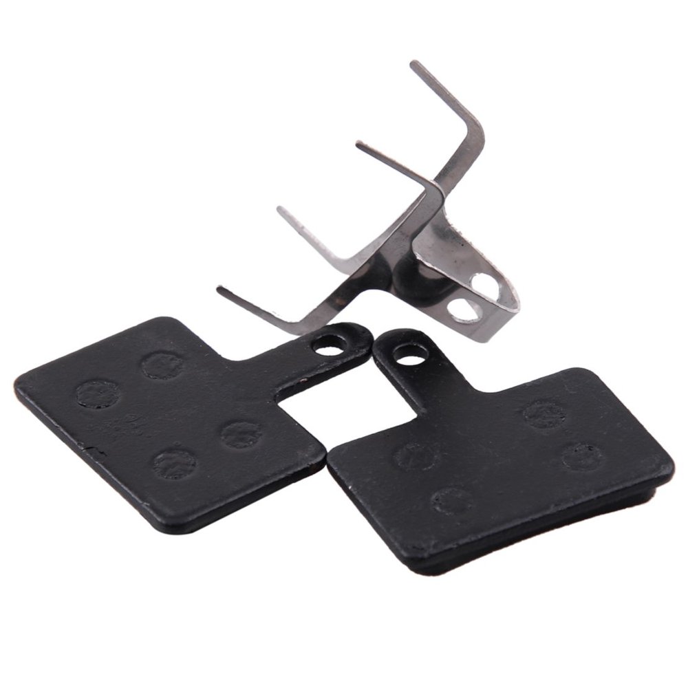 2Pcs Brown Resin Semi-Metal Disc Bicycle Brake Pads Fit for Shimano BR-M465 BR-M447 BR-M446