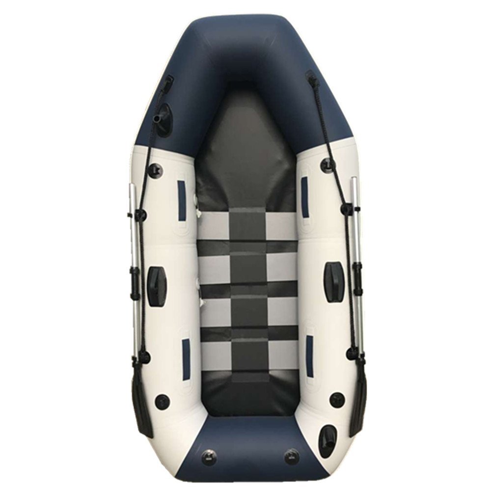 SEA DOG WATER SPORTS Inflatable Boat Rafting Fishing Dinghy Tender Pontoon 7.5 ft 3 Person Strip Board