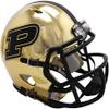 NCAA Purdue Boilermakers Unisex Purdue Boilermakers Helmet Riddell Replica Mini Speed Style Chrome Alternatehelmet Replica Mini Speed Style Chrome Alternate, Team Colors, One Size view 1