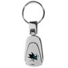 NHL San Jose Sharks Unisex Siskiyou SportsSteel Teardop Key Chain, Metal, One Size view 1