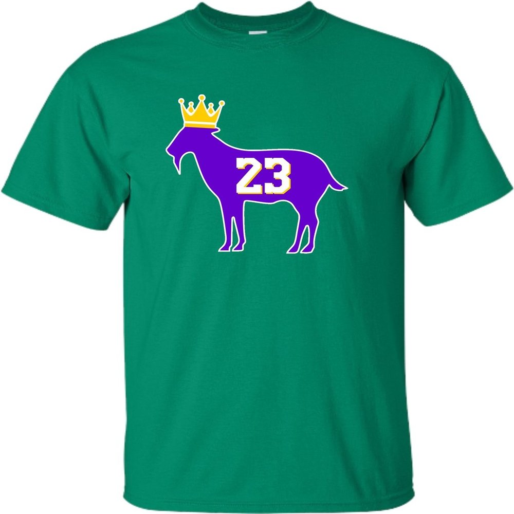 Go All Out X-Large Kelly Green Adult Goat James G.O.A.T. King T-Shirt