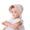 Baby Girl Toddlers Breathable Lacy Bonnet Eyelet Cotton Adjustable Sun Protection Hat Pink