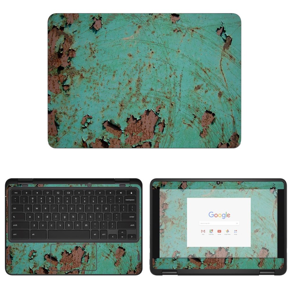 Decalrus - Protective Decal Rust Skin Sticker for Dell ChromeBook 5190 (11.6" Screen) case Cover wrap DEchrmbk11_5190-111
