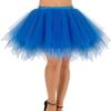 WOWBRIDAL Vintage 1950s Short Tulle Petticoat Ballet Bubble Tutu (Royal Blue, Small/Medium) view 2