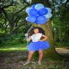 WOWBRIDAL Vintage 1950s Short Tulle Petticoat Ballet Bubble Tutu (Royal Blue, Small/Medium) view 4