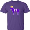 Go All Out YXL 18-20 Purple Youth Goat James G.O.A.T. King T-Shirt view 1