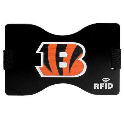 NFL Cincinnati Bengals Unisex Siskiyou SportsRFID Wallet, Black, One Size