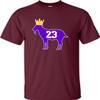 Go All Out YM 10-12 Maroon Youth Goat James G.O.A.T. King T-Shirt view 1
