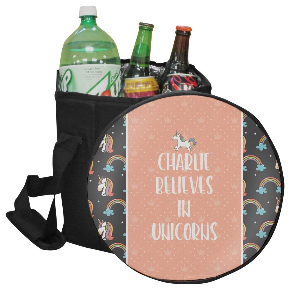 YouCustomizeIt Personalized Unicorns Collapsible Cooler & Seat