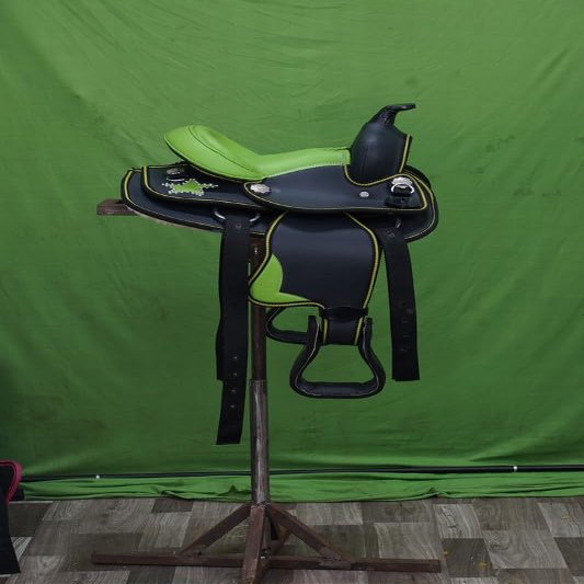 Y&Z Enterprises 10", 11" & 12 Youth Child Synthetic Suede Australian Stock Pony Saddle with Horn and Accessories (11 Inch Seat)