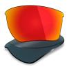 Mryok Polarized Replacement Lenses for Oakley Quarter Jacket OO9200 - Fire Red view 1
