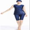 TianMai Women Muslim Swimwear Islamic Sleeveless Swimsuit Hijab Swimming Arab Beachwear Girls Burkini Bathing Suit (NO.2, Int'l M) view 4