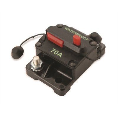 Boat Marine 50A High Amp Circuit Breaker Type III Manual Reset