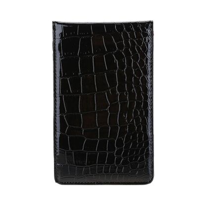 Score Card Holder For Golf Cart,Score Keeper Card,Leather Scorecard Holder, Card Holder PU Score Counter Keeper Card Holder Gift Sports Accessories with Pencil(Black)