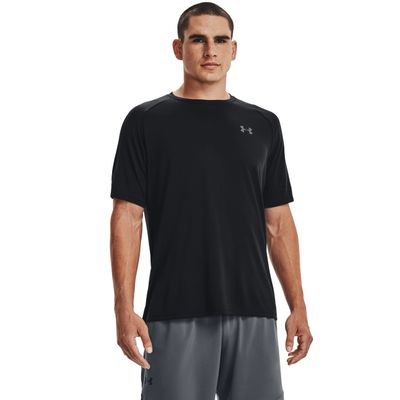 Under Armour Men's Tech 2.0 Short-Sleeve T-Shirt, Black (001)/Graphite, Large Tall