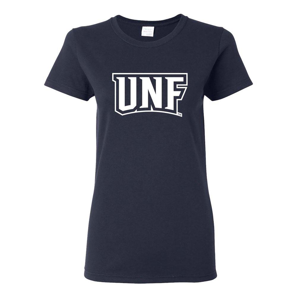 LS01 - North Florida Ospreys Basic Block Womens T-Shirt - 3X-Large - Navy