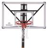 Silverback Height Adjustable In-Ground Basketball Hoop with Tempered Glass Backboard, Pro-Style Breakaway Rim, Pole and Backboard Pad view 1