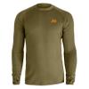 First Lite Men's Wick Long Sleeve Crew - Merino Wool Camo Hunting Base Layer, UV Protection Moisture Management Shirt, Conifer, X-Large view 1