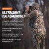 First Lite Men's Wick Long Sleeve Crew - Merino Wool Camo Hunting Base Layer, UV Protection Moisture Management Shirt, Conifer, X-Large view 4