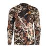 First Lite Men's Wick Quarter Zip - Ultralight Merino Wool Camo Hunting Baselayer - First Lite Fusion - Large view 1