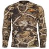 First Lite Men's Wick Quarter Zip - Ultralight Merino Wool Camo Hunting Baselayer - First Lite Cipher - Medium view 1