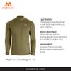 First Lite Men's Kiln Quarter-Zip - Merino Wool Midweight Hunting Base Layer - Conifer - Small view 3