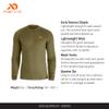 First Lite Men's Wick Quarter Zip - Ultralight Merino Wool Hunting Shirt - Conifer - Large view 2