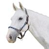 HORZE Kincade Leather Rope Headcollar Full Navy view 1