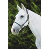 HORZE Kincade Leather Rope Headcollar Full Navy view 2
