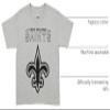 Outerstuff NFL Youth Boys (8-18) Short Sleeve Fan Base T-Shirt, New Orleans Saints, X-Large (18) view 3