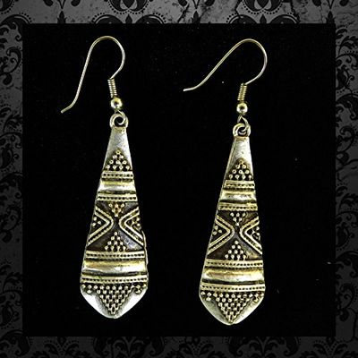 Handmade Silver Plated Zamak Authentic Earrings
