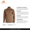 First Lite Men's Klamath Quarter Zip - Midweight Fleece Hunting Base Layer - Dry Earth - Medium view 2