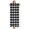 Littlearth NFL San Francisco 49ers Plaid Blanket Scarf, Team Color, 70" x 30" view 4