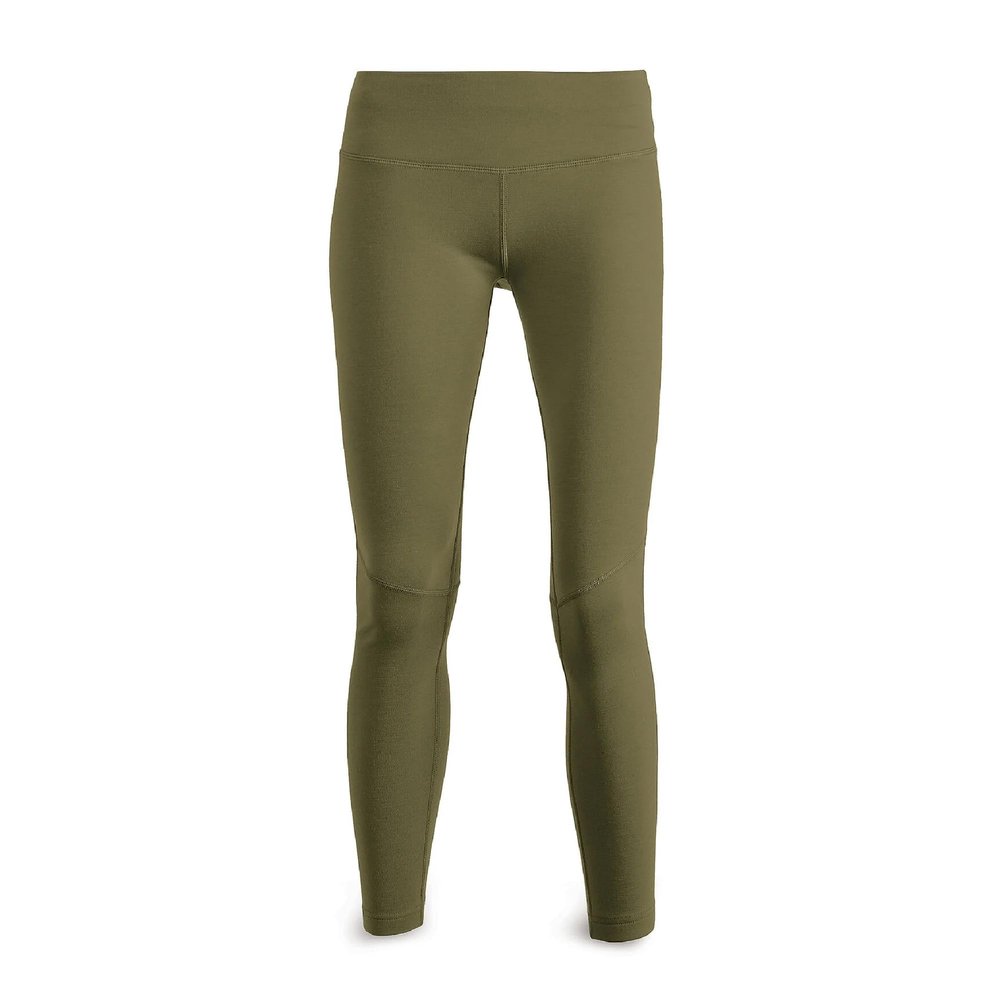 First Lite Women's Kiln Long Jane - Midweight Merino Wool Hunting Base Layer Bottoms - Conifer - X-Small