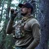 First Lite Mens Wick Hoody - Merino Wool Ultralight Camo Hunting Base Layer, Quick Dry, UV Protection Hunting Clothing, Conifer, Large view 2
