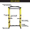 HulkFit Pro Series Power Cage and Home Gym Attachments - Yellow view 2