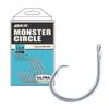 BKK Monster Circle Hook | 10/0 | 4-Pack | 4X | Saltwater Ultra-Antirust Coating | Needle Hook Point | Forged Shank | Trolling and Live Bait view 1