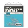 BKK Monster Circle Hook | 8/0 | 5-Pack | 4X | Saltwater Ultra-Antirust Coating | Needle Hook Point | Forged Shank | Trolling and Live Bait view 2
