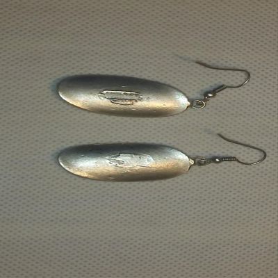 Handmade Silver Plated Zamak Earrings (Made in Turkey)