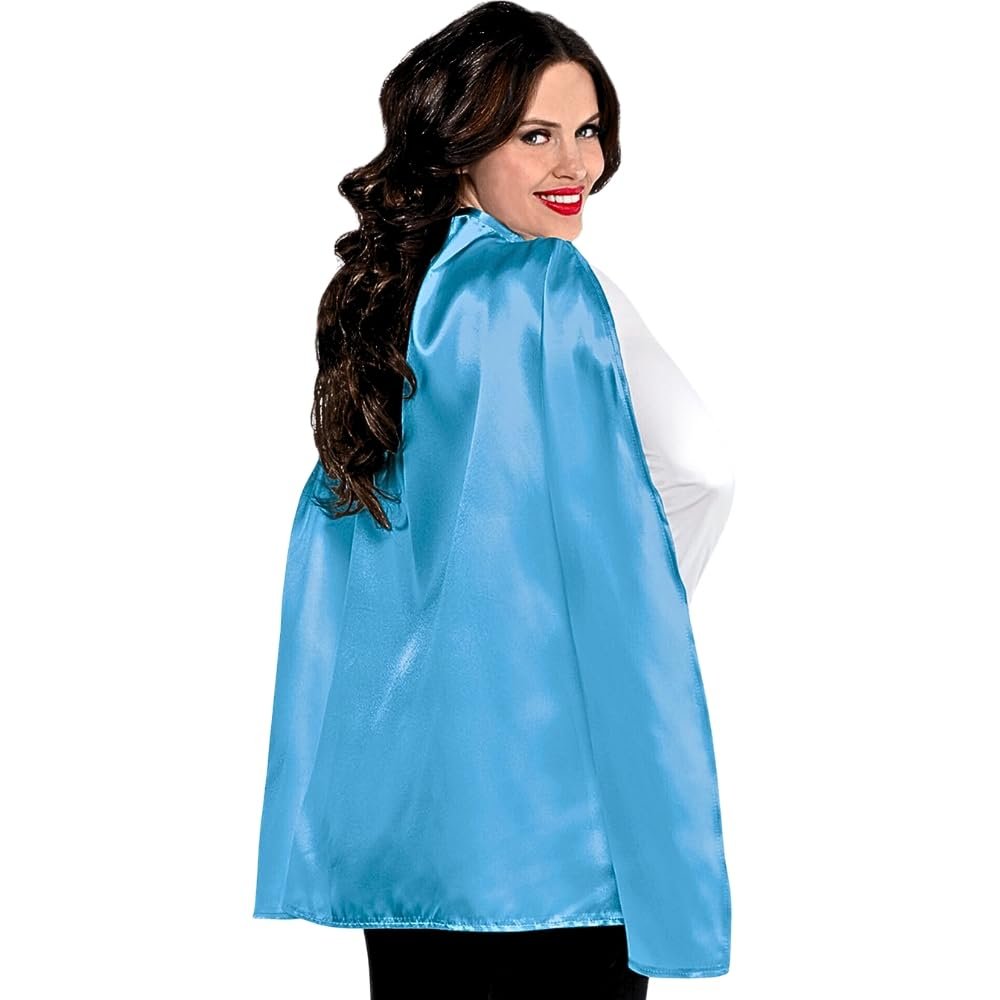 Stunning Light Blue Polyester Cape - Pack of 1 - One Size Fits All - Perfect for Cosplay & Themed Events