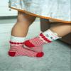 RATIVE Non Skid Anti Slip Cotton Dress Crew Socks With Grips For Baby Infant Toddler Kids Girls (1-3T, 12-pairs/RG-820726) view 3