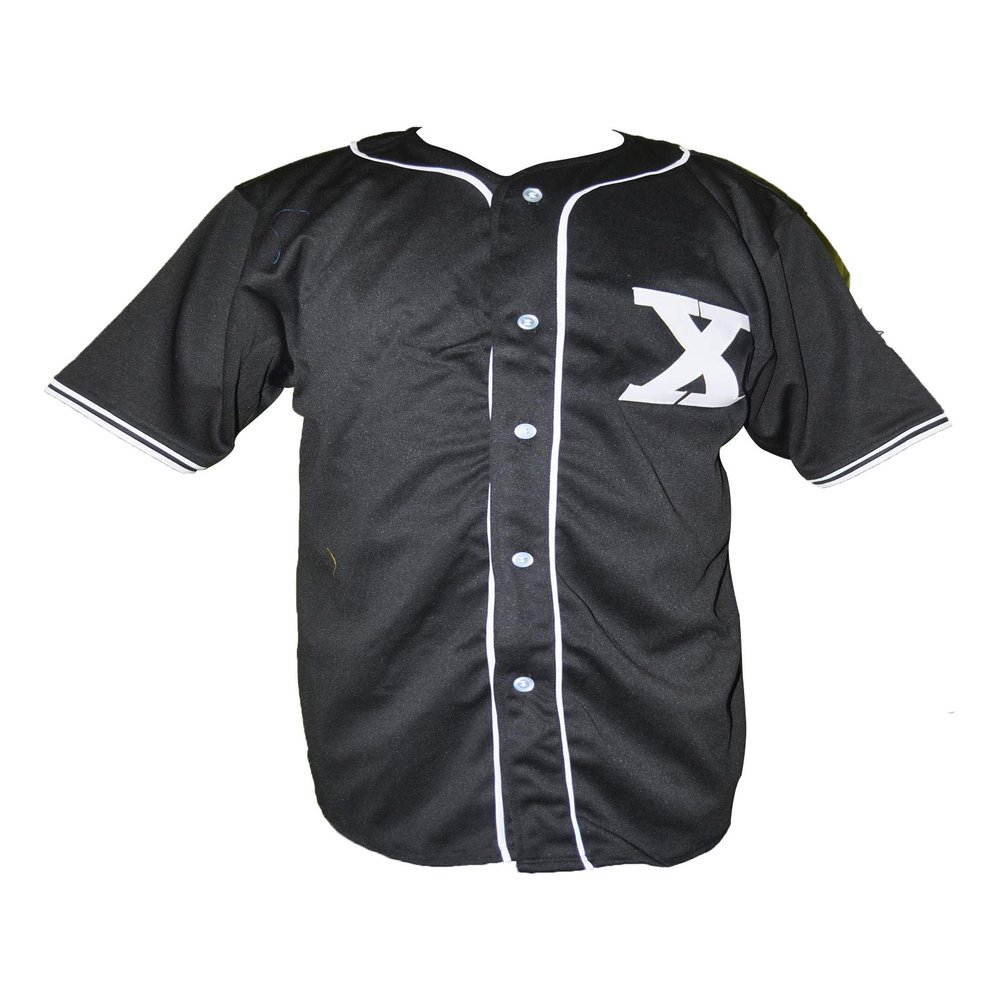borizcustoms Malcolm X Baseball Jersey Stitch Sewn Baseball Jersey Thug Life XXS - 5XL (46) Black
