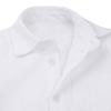 Alvivi Infant Toddler Baby Boys' Short/Long Sleeves Formal Dress Shirt Bodysuit Romper Wedding Party Outfits White&Black 12-18 Months view 3