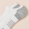 Amazon Essentials Men's Cotton Performance Cushioned No Show Athletic Running Socks, 6 Pairs, White, 13-15 view 2