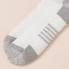 Amazon Essentials Men's Cotton Performance Cushioned No Show Athletic Running Socks, 6 Pairs, White, 13-15 view 3
