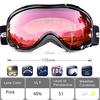 HUBO SPORTS OTG Skiing Snow Goggles with UV Protection, Ski Goggles Of Dual Lens With Anti Fog for Men, Women (BBRose) view 2