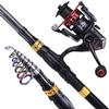 Sougayilang Fishing Rod Combos with Telescopic Fishing Pole Spinning Reels Fishing Carrier Bag for Travel Saltwater Freshwater Fishing(1.8M/5.91FT) view 3