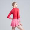 Baiwu Dance 117129001 Wide Waist and Two-Double Pleated Skirt Pull On Wrap Ballet Skirt (Free Size, Pink) view 3